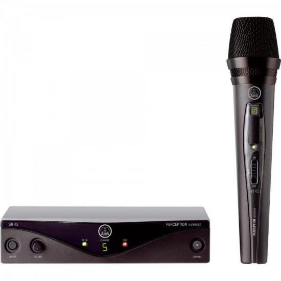 Microfone Wireless PW45 VSET B2 Preto AKG Microfone Wireless PW45 VSET B2 Preto AKG