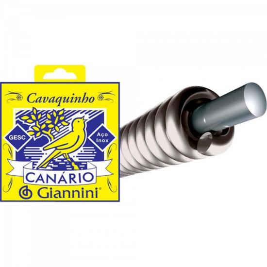 Encordoamento Para Cavaco GESC Série Canário Chenilha GIANNINI Encordoamento Para Cavaco GESC Série Canário Chenilha GIANNINI