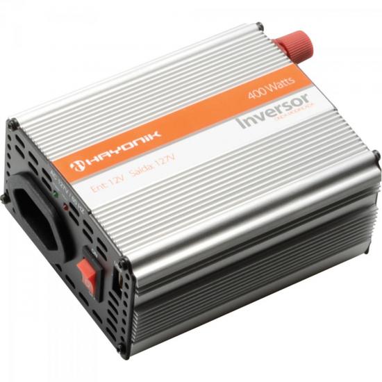 Inversor de Onda Modificada 12VDC/127V USB 400W HAYONIK Inversor de Onda Modificada 12VDC/127V USB 400W HAYONIK