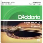 Encordoamento Para Violão EZ890 Aço 0.09 D'ADDARIO Encordoamento Para Violão EZ890 Aço 0.09 D'ADDARIO
