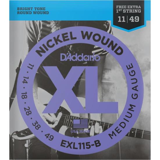 Encordoamento Para Guitarra 0.11 EXL115B D'ADDARIO Encordoamento Para Guitarra 0.11 EXL115B D'ADDARIO