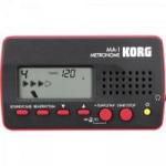 Metrônomo Digital Preto e Vermelho MA 1 KORG Metrônomo Digital Preto e Vermelho MA 1 KORG