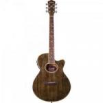 Violão Eletroacústico Mini Jumbo Aço HM239-TRBK Preto Translúcido HOFMA