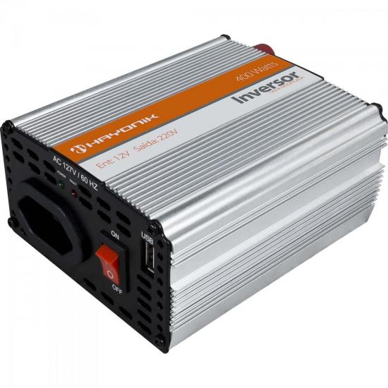 Inversor Onda Modificada 12VDC/220V USB 400W HAYONIK Inversor Onda Modificada 12VDC/220V USB 400W HAYONIK