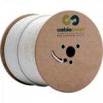 Coaxial RFF 4mm Bipolar 85% Branco Bobina 500m CABLETECH Coaxial RFF 4mm Bipolar 85% Branco Bobina 500m CABLETECH