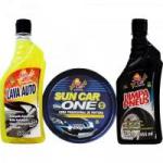 Kit de Limpeza Automotiva 4 Peças SUN CAR