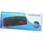 Teclado Multimídia USB MKL-101 Preto LITE Teclado Multimídia USB MKL-101 Preto LITE