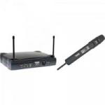 Microfone de Mão Sem Fio VHF VNK100 Preto NOVIK