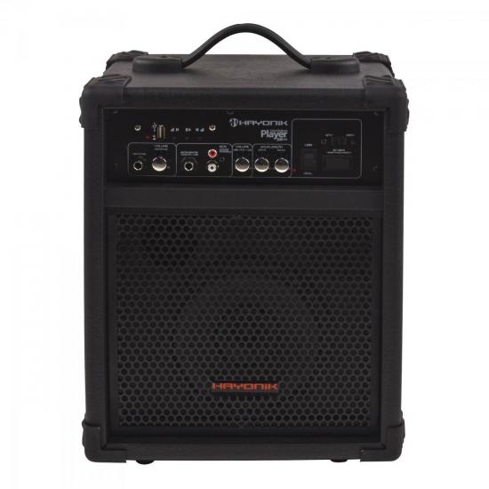 Caixa Multiuso 30W USB PLAYER 200 Preta HAYONIK Caixa Multiuso 30W USB PLAYER 200 Preta HAYONIK