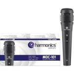 Microfone Dinâmico Supercardióide Cabo 3m MDC101 Preto HARMONICS