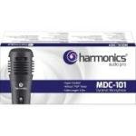 Microfone Dinâmico Supercardióide Cabo 3m MDC101 Preto HARMONICS Microfone Dinâmico Supercardióide Cabo 3m MDC101 Preto HARMONICS