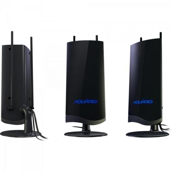 Antena Digital Amplificada VHF/UHF/FM/HDTV DTV-4600 AQUÁRIO Antena Digital Amplificada VHF/UHF/FM/HDTV DTV-4600 AQUÁRIO