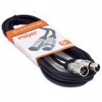 Cabo para Microfone XLR(F) X XLR(M) 5m PLAYER Preto HAYONIK Cabo para Microfone XLR(F) X XLR(M) 5m PLAYER Preto HAYONIK