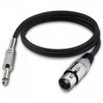 Cabo para Microfone XLR(F) X P10 10m PLAYER Preto HAYONIK Cabo para Microfone XLR(F) X P10 10m PLAYER Preto HAYONIK