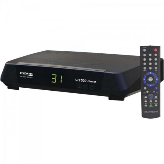 Receptor Analógico VT1000 SMART Preto VISIONTEC Receptor Analógico VT1000 SMART Preto VISIONTEC