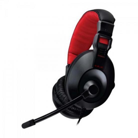Headset Gamer CONQUEROR I Preto/Vermelho E-BLUE Headset Gamer CONQUEROR I Preto/Vermelho E-BLUE