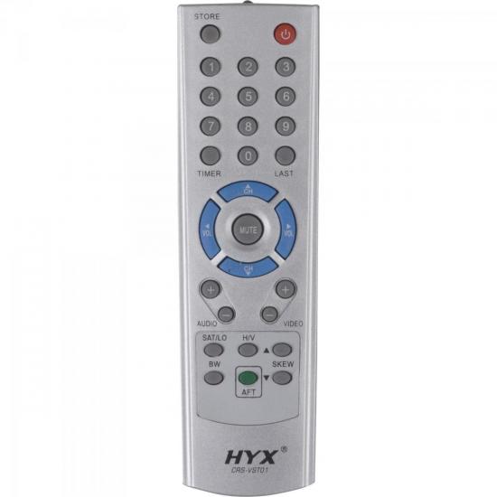 Controle Remoto para Receptor VT700/1000/2000 Cinza HYX Controle Remoto para Receptor VT700/1000/2000 Cinza HYX
