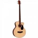 Baixolão Eletroacústico 4 Cordas GBA Natural GIANNINI Baixolão Eletroacústico 4 Cordas GBA Natural GIANNINI
