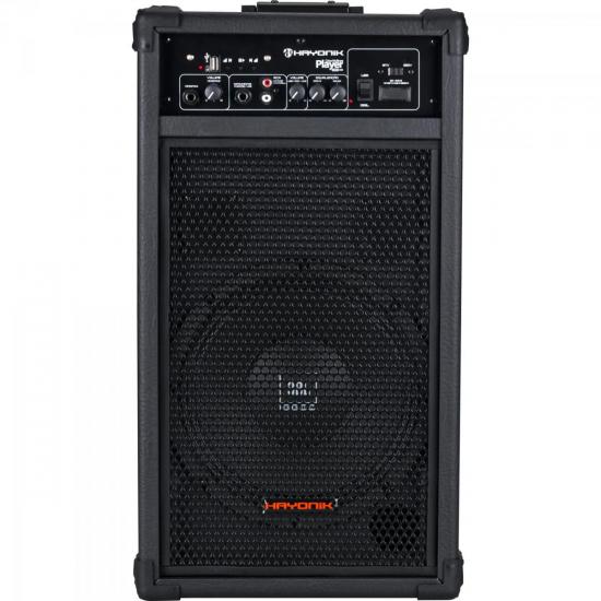 Caixa Multiuso 100W USB PLAYER 600 Preta HAYONIK Caixa Multiuso 100W USB PLAYER 600 Preta HAYONIK