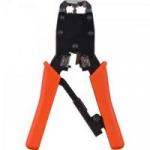 Alicate para Crimpar RJ11/RJ12/RJ45 com Catraca W ATC01 Laranja HYX