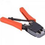 Alicate para Crimpar RJ11/RJ12/RJ45 com Catraca W ATC01 Laranja HYX Alicate para Crimpar RJ11/RJ12/RJ45 com Catraca W ATC01 Laranja HYX