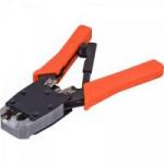 Alicate para Crimpar RJ11/RJ12/RJ45 com Catraca W ATC01 Laranja HYX Alicate para Crimpar RJ11/RJ12/RJ45 com Catraca W ATC01 Laranja HYX