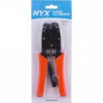 Alicate para Crimpar RJ11/RJ12/RJ45 com Catraca W ATC01 Laranja HYX Alicate para Crimpar RJ11/RJ12/RJ45 com Catraca W ATC01 Laranja HYX