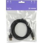 Cabo USB 2.0 A Macho + B Macho 1,8 Metros SBI-101 Preto FORTREK