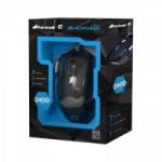 Mouse Gamer BLACK HAWK OM-703 Preto/Azul FORTREK Mouse Gamer BLACK HAWK OM-703 Preto/Azul FORTREK