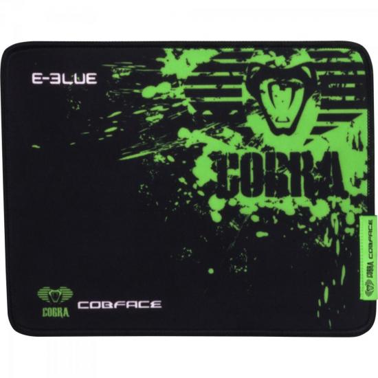 Mouse Pad Gamer COBRA SPEED M Preto/Verde E-BLUE Mouse Pad Gamer COBRA SPEED M Preto/Verde E-BLUE