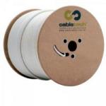 Coaxial RGE 06 60% Branco Bobina 305m CABLETECH Coaxial RGE 06 60% Branco Bobina 305m CABLETECH