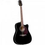 Violão Eletroacústico Folk Cutaway Aço GF-1R CEQ Preto GIANNINI Violão Eletroacústico Folk Cutaway Aço GF-1R CEQ Preto GIANNINI