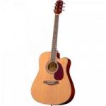 Violão Eletroacústico Folk Cutaway Aço GF-1R CEQ Natural GIANNINI Violão Eletroacústico Folk Cutaway Aço GF-1R CEQ Natural GIANNINI