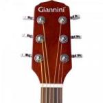 Violão Eletroacústico Folk Cutaway Aço GF-1R CEQ Natural GIANNINI Violão Eletroacústico Folk Cutaway Aço GF-1R CEQ Natural GIANNINI