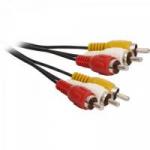 Cabo 3RCA x 3RCA RCA201/1.5 Preto FORTREK