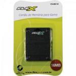 Cartão de Memória Playstation2 16MB Preto FXMC16 FLEX
