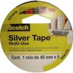 Fita Silver Tape 45mm x 5m SLEEVE 3939 Cinza 3M Fita Silver Tape 45mm x 5m SLEEVE 3939 Cinza 3M