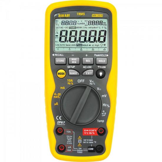 Multímetro Digital HM 2920 HIKARI Multímetro Digital HM 2920 HIKARI
