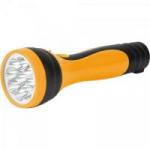 Lanterna Recarregável com 9 LEDs Bivolt Preto/Amarelo 7319 BRASFORT