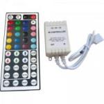 Controlador De Fita Led 12V c/controle Remoto s/fio 44 Botões ALLTECH Controlador De Fita Led 12V c/controle Remoto s/fio 44 Botões ALLTECH
