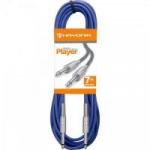 Cabo para Instrumentos P10 X P10 7m PLAYER Azul HAYONIK Cabo para Instrumentos P10 X P10 7m PLAYER Azul HAYONIK