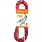 Cabo para Instrumentos P10 X P10 5m PLAYER Vermelho HAYONIK