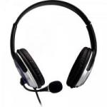 Fone de Ouvido Multimídia HS-308 Preto/Prata FORTREK Fone de Ouvido Multimídia HS-308 Preto/Prata FORTREK