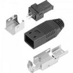 Mini Adaptador USB 4 Pinos CN0788 Preto/Prata CONNFLY Mini Adaptador USB 4 Pinos CN0788 Preto/Prata CONNFLY
