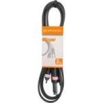 Cabo para Áudio 2P10 X 2RCA 2m PLAYER Preto HAYONIK