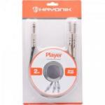 Cabo Para Instrumentos 2P10 X 1P10 2m PLAYER Preto HAYONIK