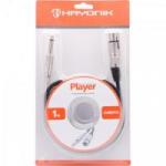 Cabo para Microfone XLR(F) X P10 1m PLAYER Preto HAYONIK