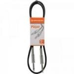 Cabo para Instrumentos P10 X P10 1m PLAYER Preto HAYONIK
