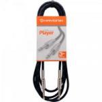 Cabo para Instrumentos P10 X P10 3m Textil PLAYER Preto/Azul HAYONIK