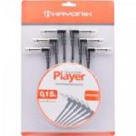 Cabo para Pedal P10 Mono 90° 15cm PLAYER Preto HAYONIK